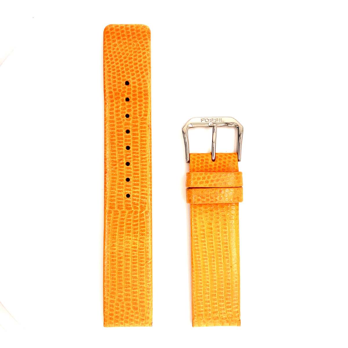 FOSSIL Uhrenarmband 18 mm orange